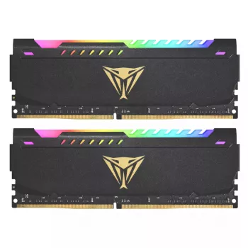 PATRIOT Viper Steel RGB DDR4 32GB (2x16GB) 3200MHz 288-pin DIMM 1.35V, 44mm augstums