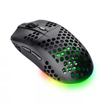 Trust GXT 929 Helox bezvadu spēļu pele, optiskā, 4800 DPI, melna