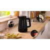 Elektriskā tējkanna Bosch MyMoment TWK3M123 — 1.7 L, 2400 W, melna