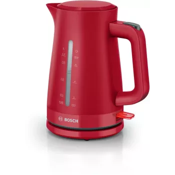 Elektriskā tējkanna Bosch TWK3M124, 1,7 L, 2400 W, sarkana, slēptais sildelements