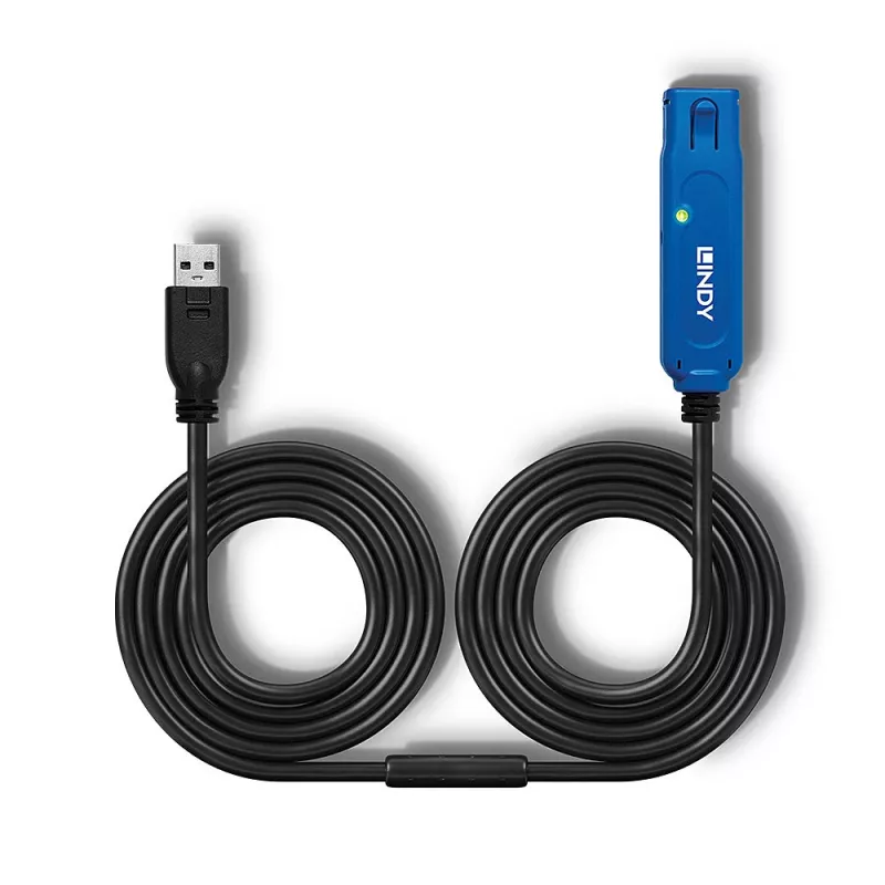 USB pagarinājuma kabelis Lindy 10m Active Extension Pro