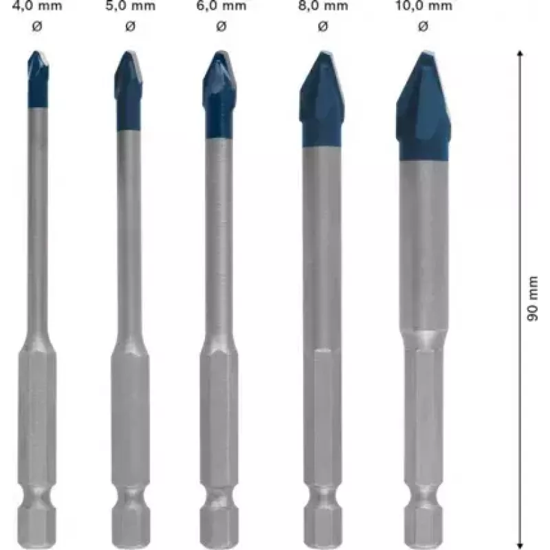 Bosch Expert 2 608 900 597 urbju komplekts 5 gab.