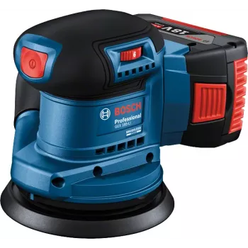 Bosch GEX 185-LI Profesionālā ekscentriskā slīpmašīna 10000 OPM Zila