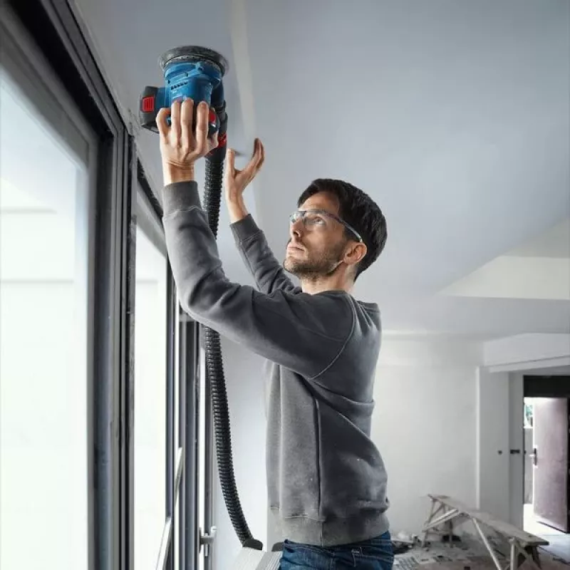 Bosch GEX 185-LI Profesionālā ekscentriskā slīpmašīna 10000 OPM Zila