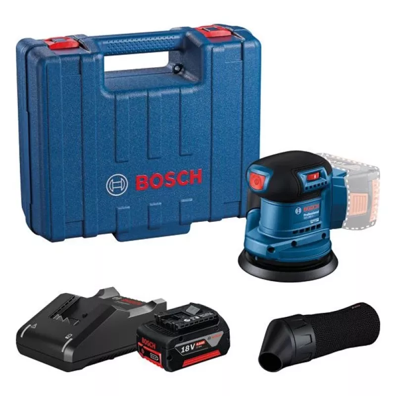 Bosch GEX 185-LI Profesionālā ekscentriskā slīpmašīna 10000 OPM Zila