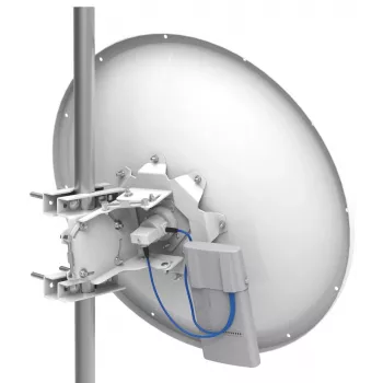 MIKROTIK Paraboliskā trauka antena - Mant 30dBi 5GHz ar precīzās noregulēšanas stiprinājumu