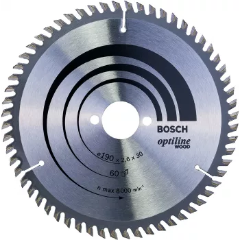 Zāģa asmens ripzāģim Bosch Optiline Wood 2608641188
