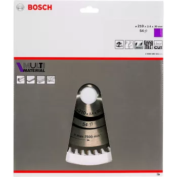 Bosch Multi Materiālu Ripzāģa Asmens, Alumīnijs, 21 cm, Bosch, 235 g, 1 gab.