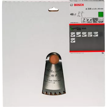 Bosch Optiline ripzāģa asmens kokam, 30.5 cm, 640 g, 1 gab.
