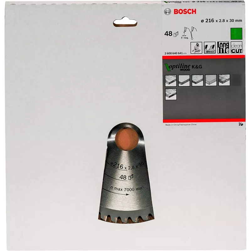 Bosch Optiline Wood 2608640641 ripzāģa disks kokam