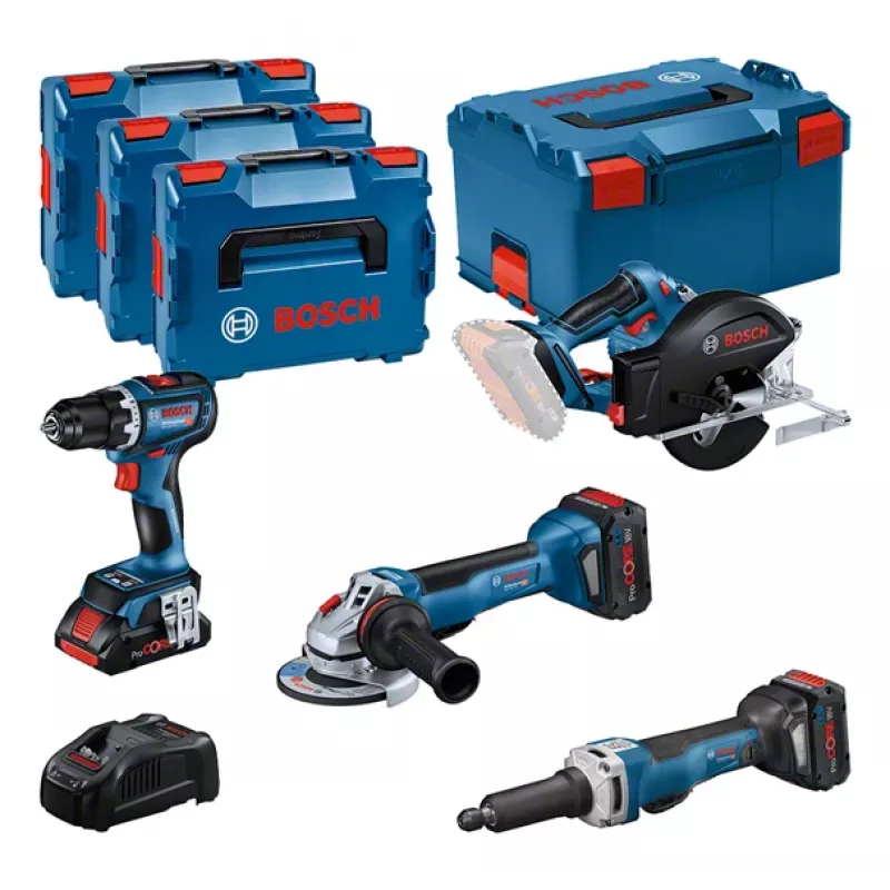 Bosch Combi-kits 4 instrumenti 18V akumulators
