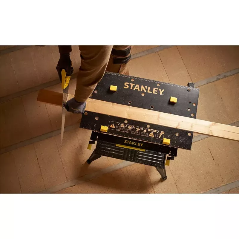 Galdniecības darbagalds Stanley STST83800-1 Bambuss Tērauds Melns Dzeltens 625mm