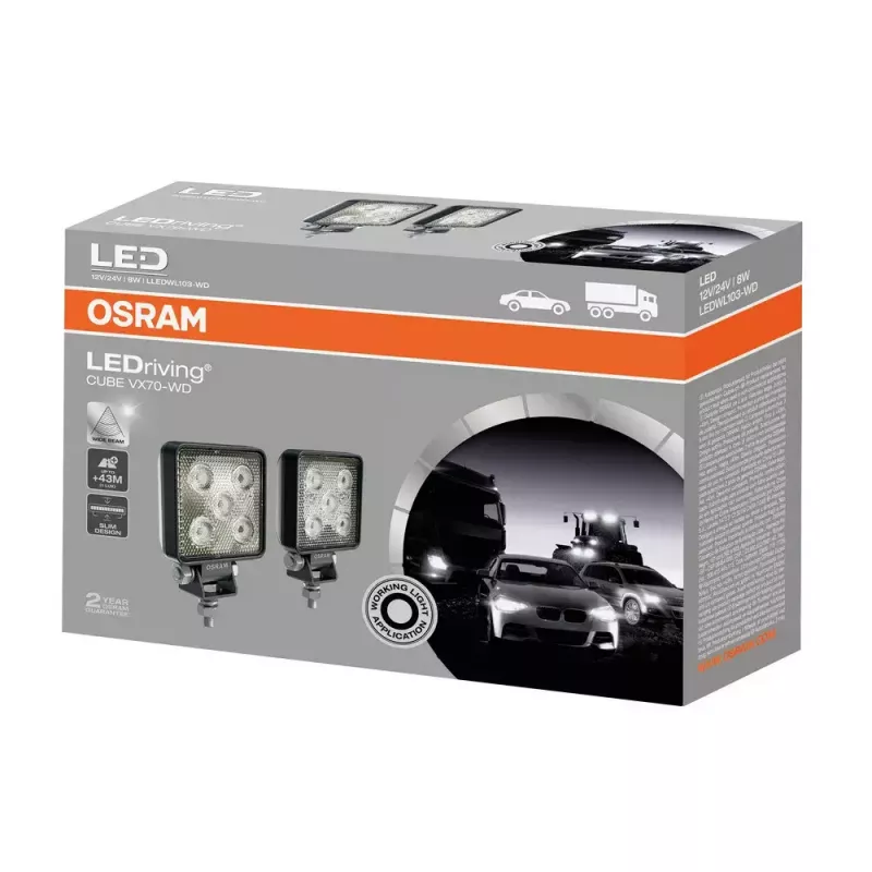 Lampa OLEDW103WD automašīnas priekšējais lukturis 120×60×170 mm