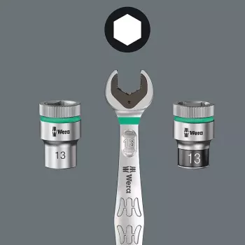 Uzgriežņu atslēga Wera 6002 Joker 17x19 mm