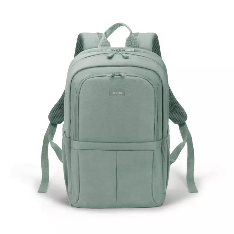 DICOTA Eco Backpack Scale - 13-15.6 collu piezīmjdatora mugursoma - Pelēka / 600d Pārstrādāts PET
