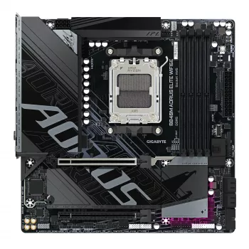 Mātesplate GIGABYTE B840M AORUS ELITE WIFI6E - AMD Ryzen 9000, 10+2+2 fāžu VRM, DDR5 līdz 8200MHz, 2xPCIe 4.0 M.2, Wi-Fi 6E, 2.5GbE LAN
