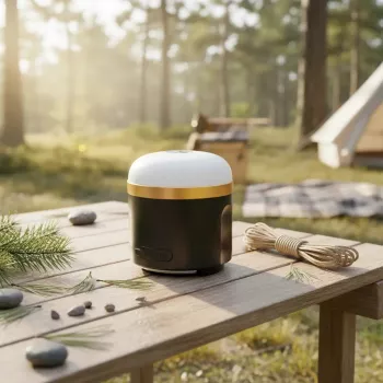 EcoFlow SCLI-B — Bezvadu kempinga laterna, 400 lm, 3600 mAh, USB-C, ABS+TPR korpuss
