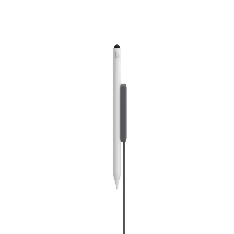 ZAGG Pro Stylus 2 Balts – precīzs irbulis Apple planšetēm
