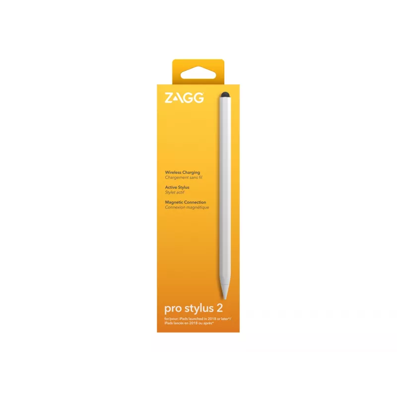 ZAGG Pro Stylus 2 Balts – precīzs irbulis Apple planšetēm