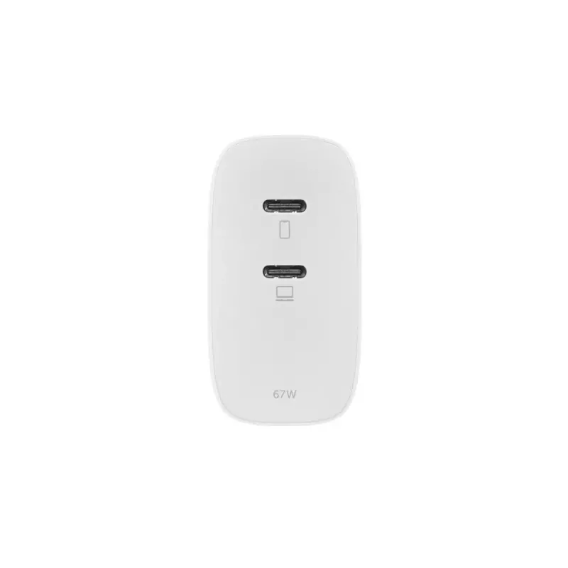 Mobilās ierīces lādētājs Native Union FAST-PD67-WHT-INT 2 USB Type-C ātrā uzlāde