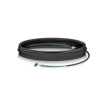 Šķiedru optikas kabelis Ubiquiti FC-SM-100 30,48 m LC Melns