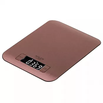 Virtuves svari Adler AD 3183 — 5 kg, precizitāte 1 g, nerūsējošā tērauda virsma, vara krāsa