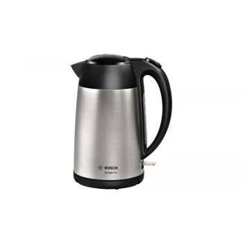 Bosch TWK3P420 elektriskā tējkanna 1.7 L 2400 W Melna, Nerūsējošs tērauds