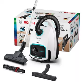 Bosch Serie 6 BGL6HYG1 putekļsūcējs 4.5 L cilindra putekļsūcējs sausā tīrīšana 600 W putekļu maiss