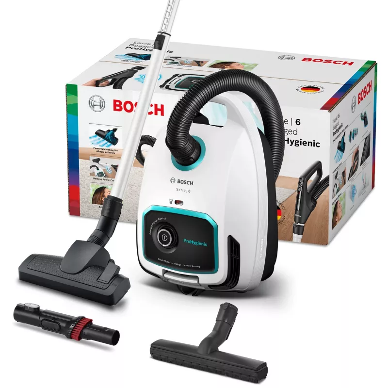 Bosch Serie 6 BGL6HYG1 putekļsūcējs 4.5 L cilindra putekļsūcējs sausā tīrīšana 600 W putekļu maiss