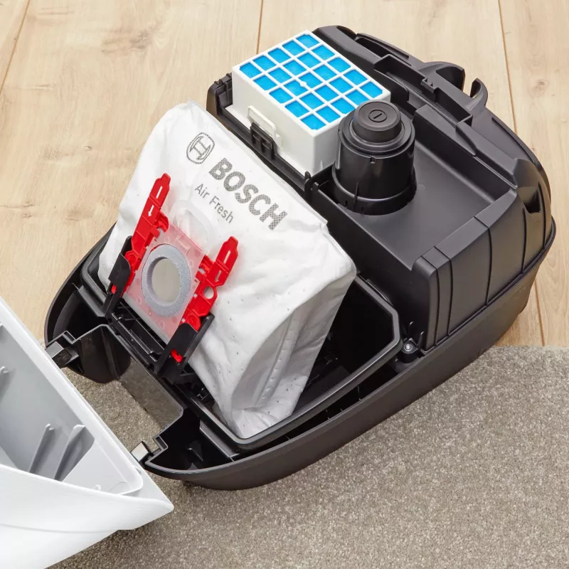 Bosch Serie 6 BGL6HYG1 putekļsūcējs 4.5 L cilindra putekļsūcējs sausā tīrīšana 600 W putekļu maiss