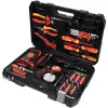 Mehāniķu instrumentu komplekts Yato YT-39009 — 68 daļas, 1/4 collas piedziņa, melns futrālis