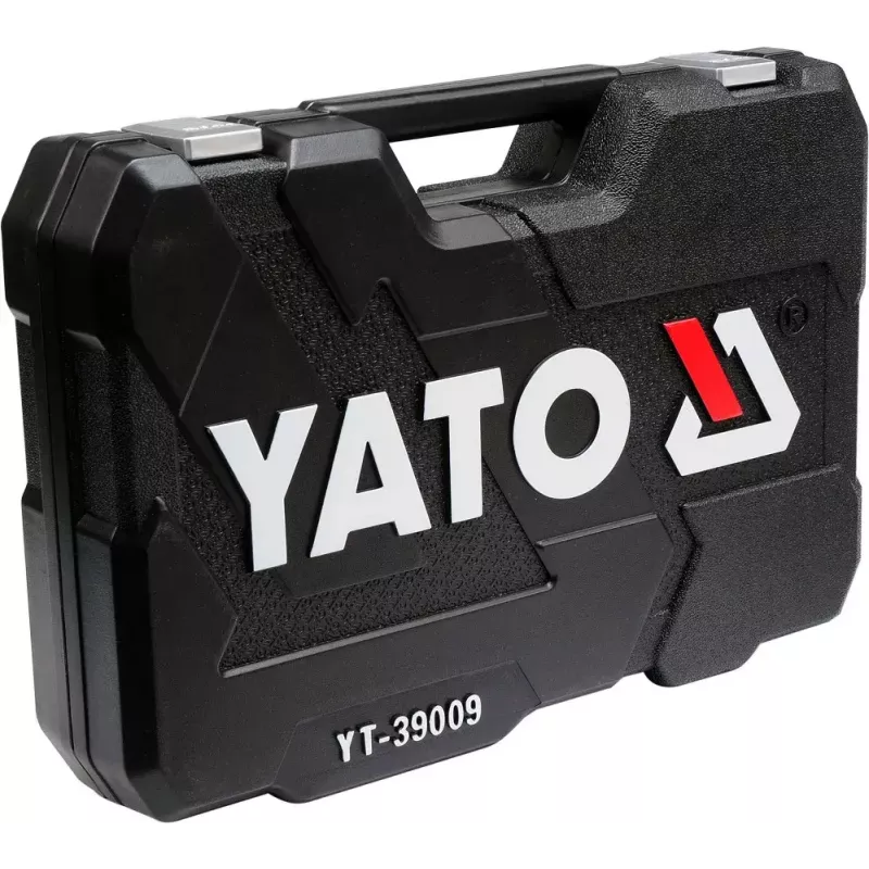 Mehāniķu instrumentu komplekts Yato YT-39009 — 68 daļas, 1/4 collas piedziņa, melns futrālis