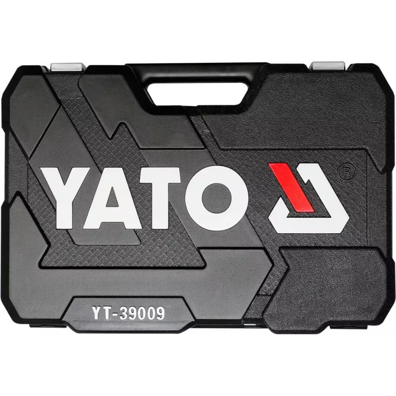Mehāniķu instrumentu komplekts Yato YT-39009 — 68 daļas, 1/4 collas piedziņa, melns futrālis