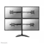 Neomounts NM-D335D4BLACK Monitoru statīvs 10-27 collas, Skava/Stāvošs/Caurums, 8 kg, 100 x 100 mm, Melns