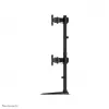Neomounts NM-D335D4BLACK Monitoru statīvs 10-27 collas, Skava/Stāvošs/Caurums, 8 kg, 100 x 100 mm, Melns