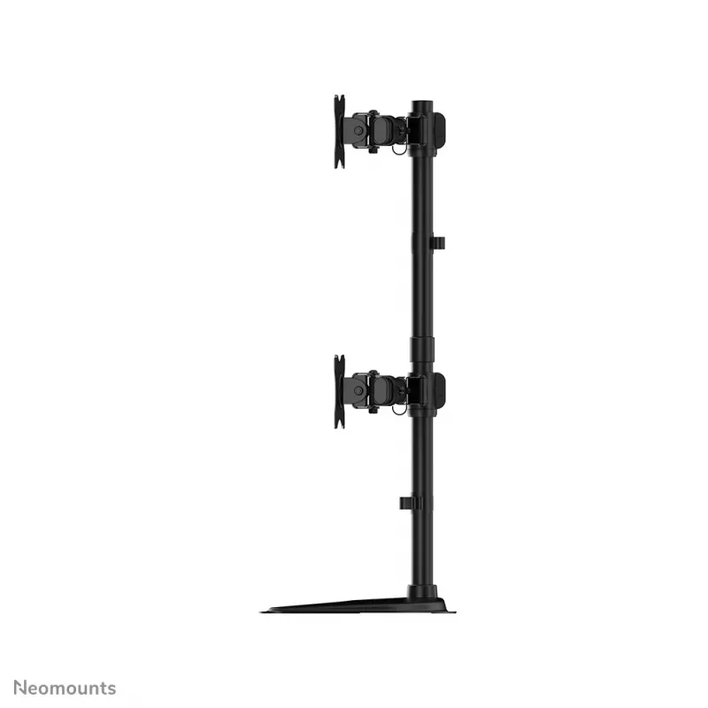 Neomounts NM-D335D4BLACK Monitoru statīvs 10-27 collas, Skava/Stāvošs/Caurums, 8 kg, 100 x 100 mm, Melns