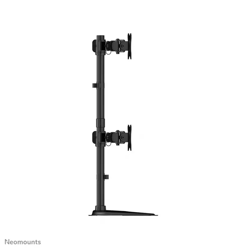 Neomounts NM-D335D4BLACK Monitoru statīvs 10-27 collas, Skava/Stāvošs/Caurums, 8 kg, 100 x 100 mm, Melns