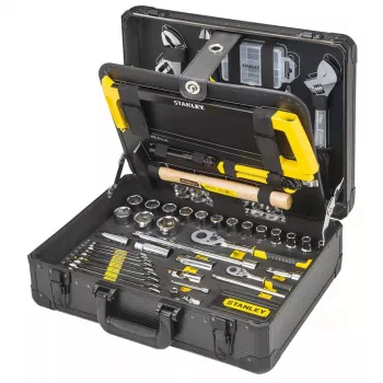 Mehāniķu instrumentu komplekts Stanley STMT98109-1 142 instrumenti melns dzeltens