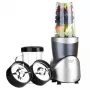 Galda blenderis Adler AD 4084 Smoothie Set — 500 W (maks. 1200 W), 0,7 L stikla trauks, noņemama bļoda, melns