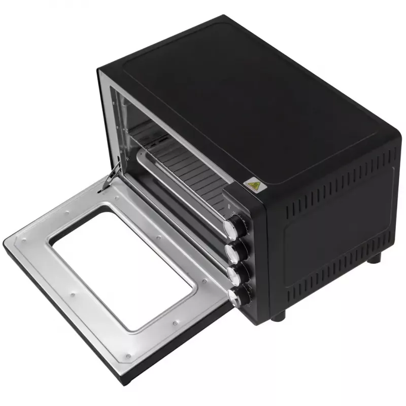 Mini krāsns Adler AD 6030 — 30 L / 1500 W, mehāniskais taimeris, rotisserie, 230°C, brīvi stāvoša, melna