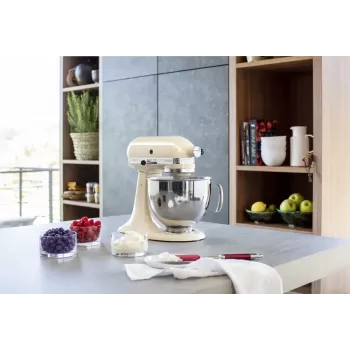 Planētas mikseris KITCHENAID 5KSM125EAC — 300 W, 4.8 L bļoda, 10 ātrumi, krēmkrāsas