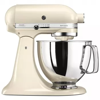 Planētas mikseris KITCHENAID 5KSM125EAC — 300 W, 4.8 L bļoda, 10 ātrumi, krēmkrāsas