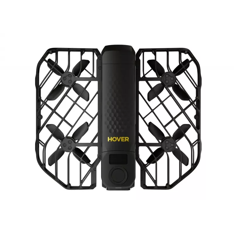 Drons HOVERAir X1 ProMax — 4 rotori, 48 MP kamera, 7680×4320 video, 16.6 m/s, 1000 m darbības rādiuss, 1920 mAh, 64 GB iekšējā atmiņa, Melns