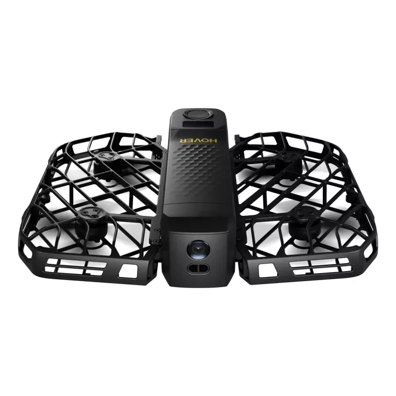 Drons HOVERAir X1 ProMax — 4 rotori, 48 MP kamera, 7680×4320 video, 16.6 m/s, 1000 m darbības rādiuss, 1920 mAh, 64 GB iekšējā atmiņa, Melns