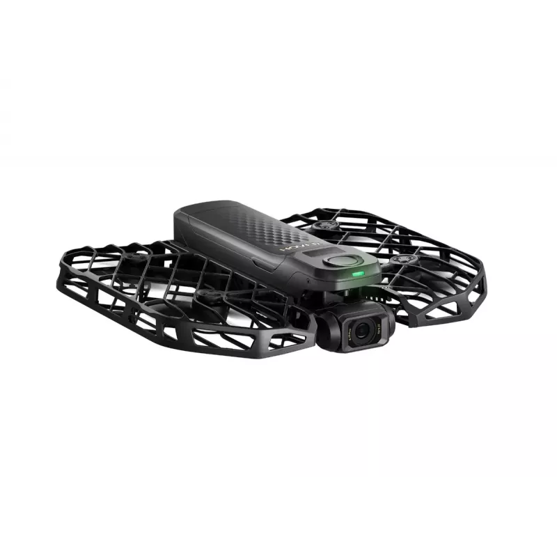 Drons HOVERAir X1 ProMax — 4 rotori, 48 MP kamera, 7680×4320 video, 16.6 m/s, 1000 m darbības rādiuss, 1920 mAh, 64 GB iekšējā atmiņa, Melns