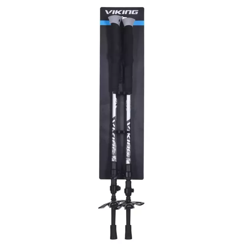 Trekking nūjas Viking Vario Tour — regulējams garums 135 cm, 16 mm, EVA rokturi, 486 g (pāris)