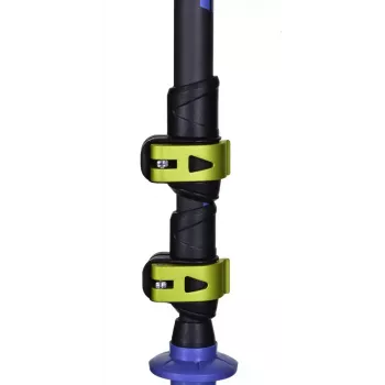 Trekking nūjas Viking Carbo Lite Black Lime, 175 cm, oglekļa šķiedra, 610 g