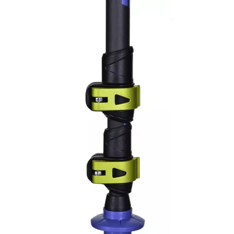 Trekking nūjas Viking Carbo Lite Black Lime, 175 cm, oglekļa šķiedra, 610 g