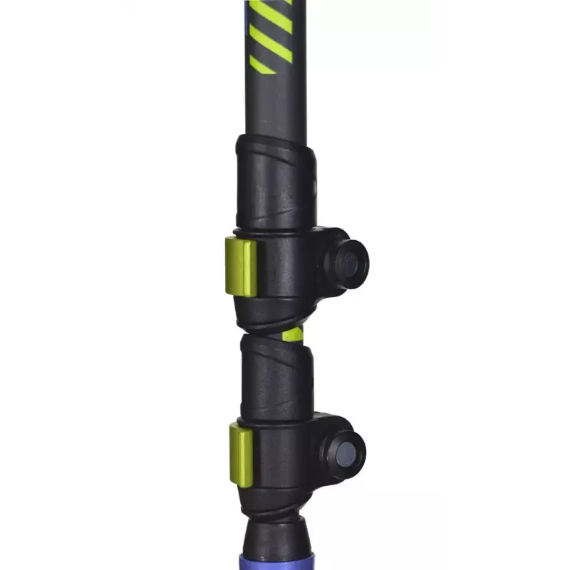 Trekking nūjas Viking Carbo Lite Black Lime, 175 cm, oglekļa šķiedra, 610 g