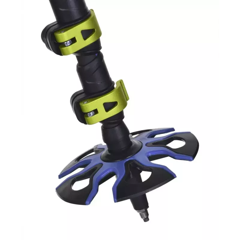 Trekking nūjas Viking Carbo Lite Black Lime, 175 cm, oglekļa šķiedra, 610 g